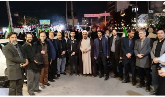 گزارش تصویری از خدمات موکب دانشکدگان فارابی دانشگاه تهران به شرکت کنندگان در راهپیمایی شبانه مردم شریف شهر قم