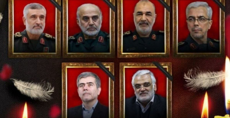 پیکر مطهر فرماندهان شهید تجاوز وحشیانه رژیم صهیونیستی شنبه تشییع می‌شود