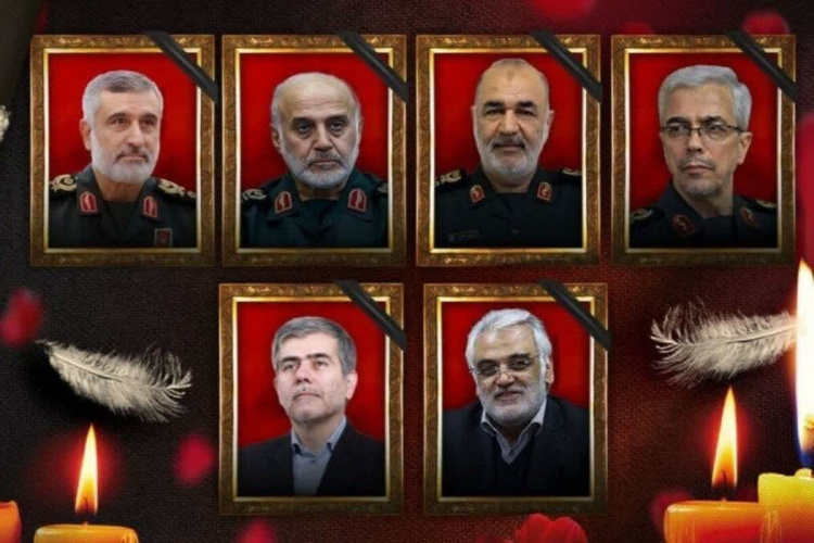 پیکر مطهر فرماندهان شهید تجاوز وحشیانه رژیم صهیونیستی شنبه تشییع میشود